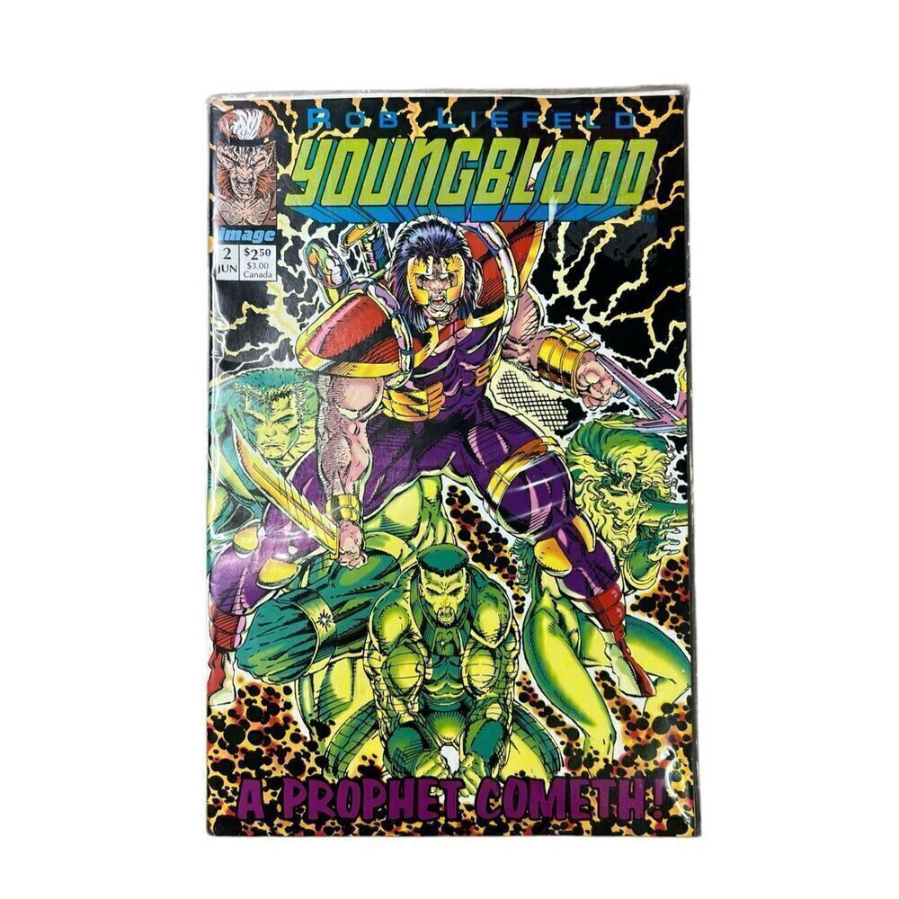 YOUNGBLOOD #2 Image Comics 1992‎ Rob Liefeld art - 1st app Prophet